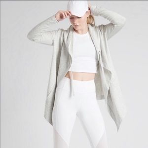 Athleta vista wrap light gray heather